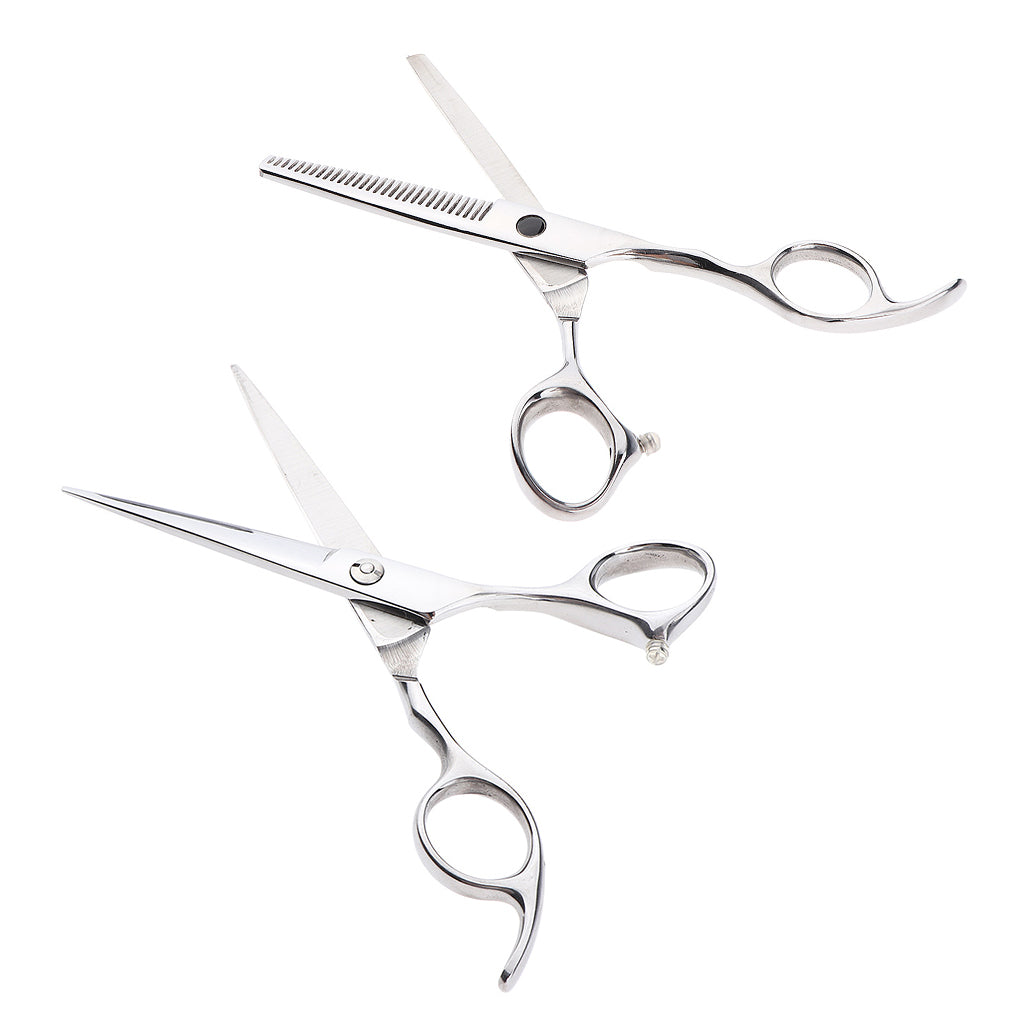 Stainless Steel Hair Cutting Scissors / Shears for Barbers Flat Cut Slice