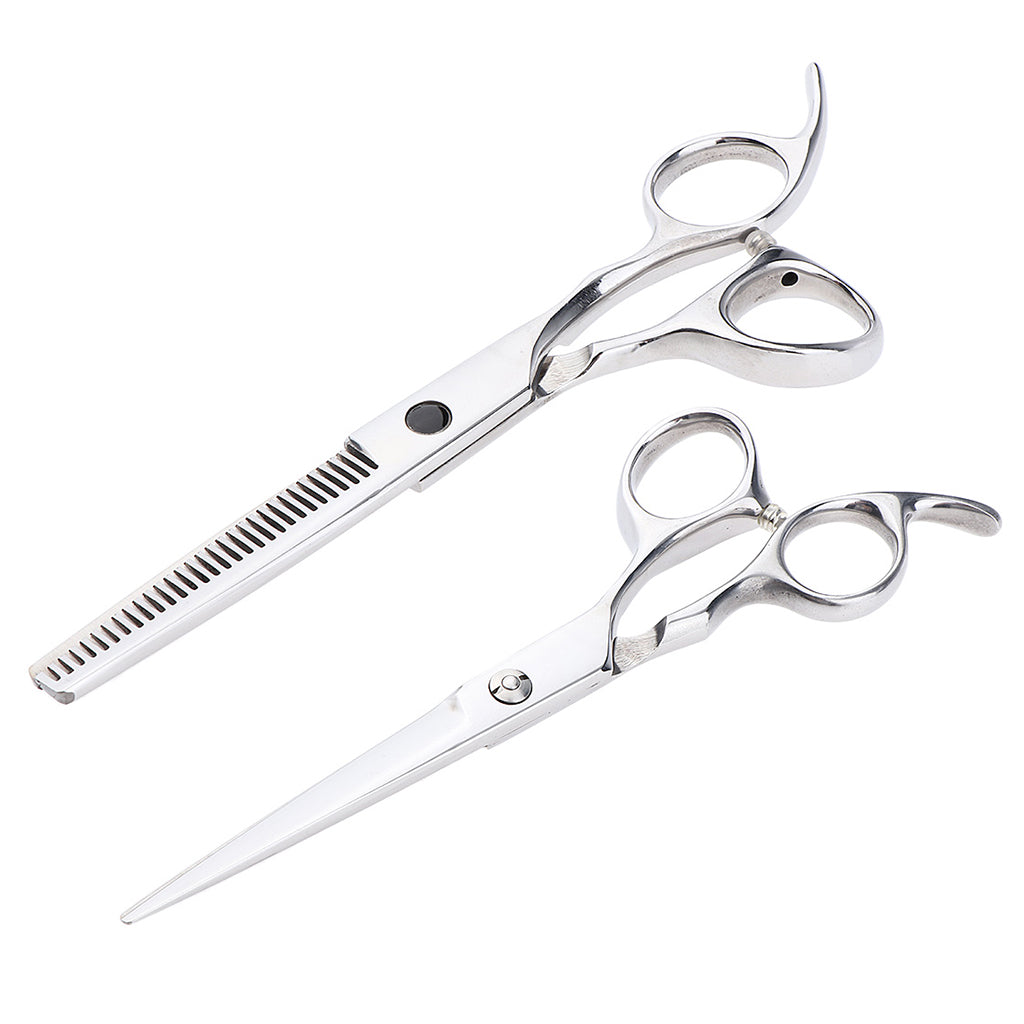 Stainless Steel Hair Cutting Scissors / Shears for Barbers Flat Cut Slice