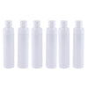 6pcs PET Empty Fine Mist Spray Bottles Water Sprayer Refillable White 120ml