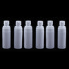 6pcs PET Empty Spray Pump Bottle Riffilable Cosmetic Bottles Set White 60ml