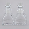 2Pcs Fragrance Glass Diffuser Bottles Jars for DIY Reed Essential Oil Scent 50ml