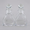 2Pcs Fragrance Glass Diffuser Bottles Jars for DIY Reed Essential Oil Scent 130ml