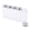 5Pcs Refillable Glass Makeup Bottles Cosmetic Pills Storage Containers 70ml