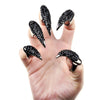 Fashion Eagle Claw Rings Crystal Jewelry Nail Art Decoration Party Black