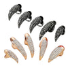 Fashion Eagle Claw Rings Crystal Jewelry Nail Art Decoration Party Golden