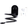 Nonslip Hair Dryer Holder Aluminum Towel Drain Rack Bathroom Antirust Black