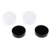 2pcs Empty Glass Makeup Container Face Cream Jars Bottle Case for Travel 30g