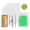 124x Eyelash Extension Tool Set Eyelashes Grafing Applicator Mixed Green