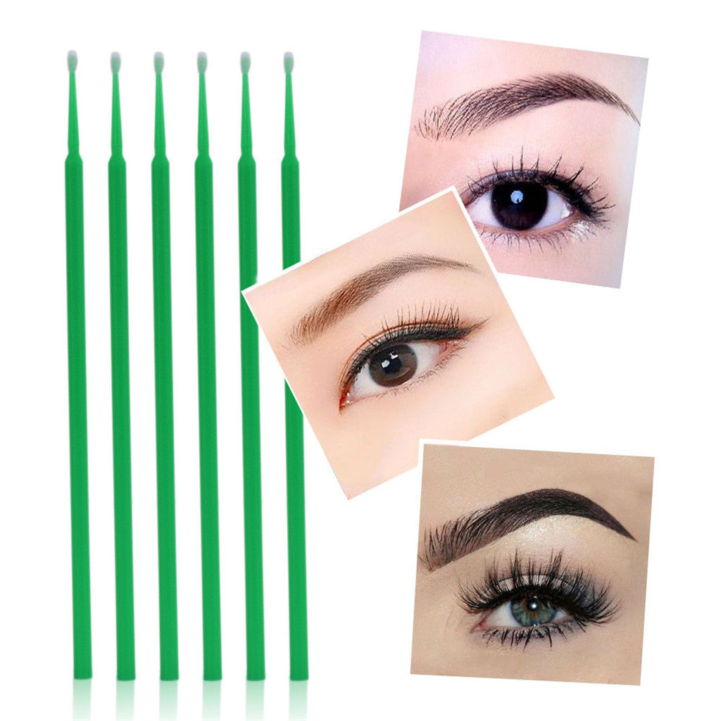 124x Eyelash Extension Tool Set Eyelashes Grafing Applicator Mixed Green