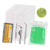 124x Eyelash Extension Tool Set Eyelashes Grafing Applicator Mixed Green