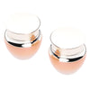 2pcs Empty Glass Makeup Pot Container Face Cream Jars Bottle Case for Travel 55g