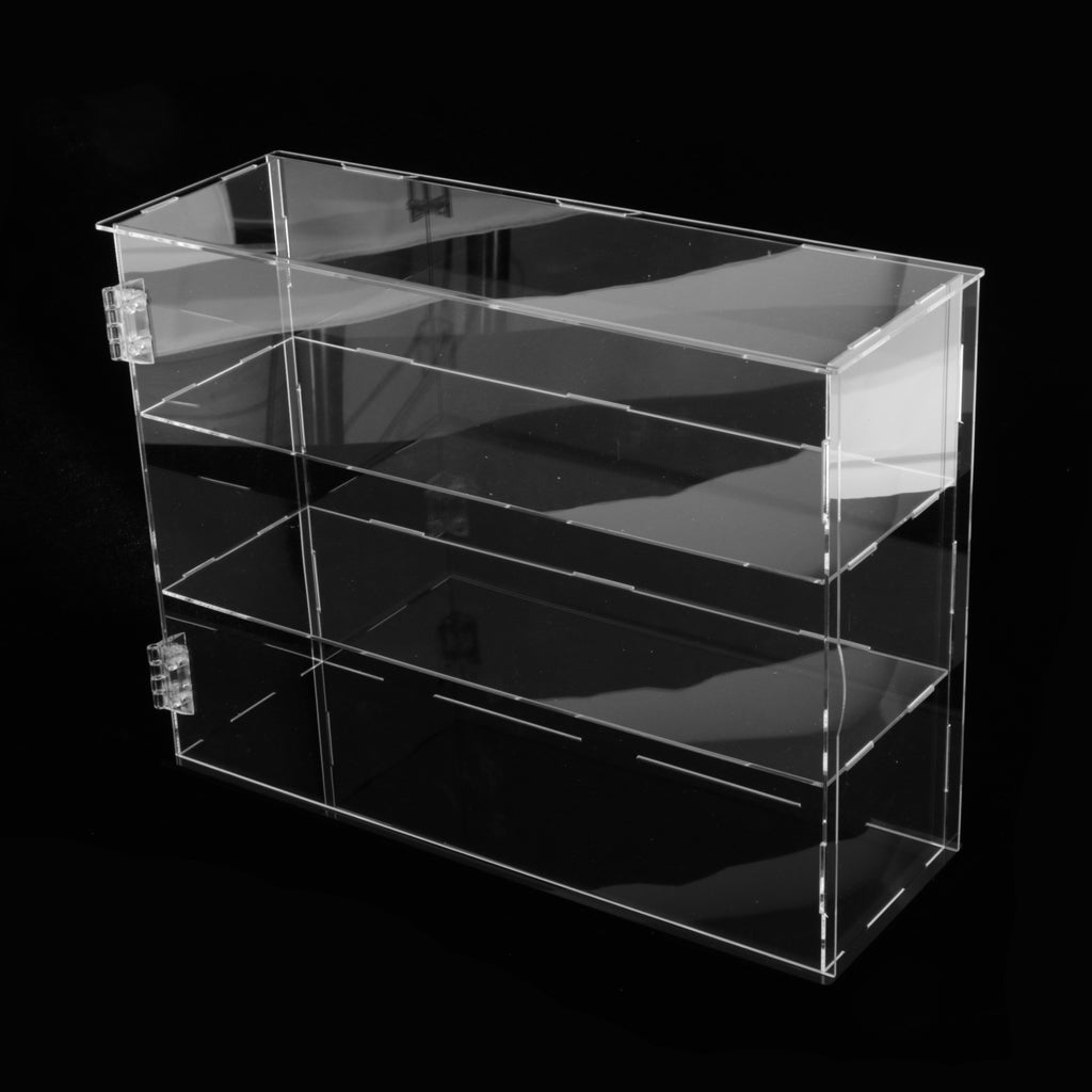 Acrylic Display Case 3-layer Dustproof for Blocks Bricks Toys Collection 24x24x30cm