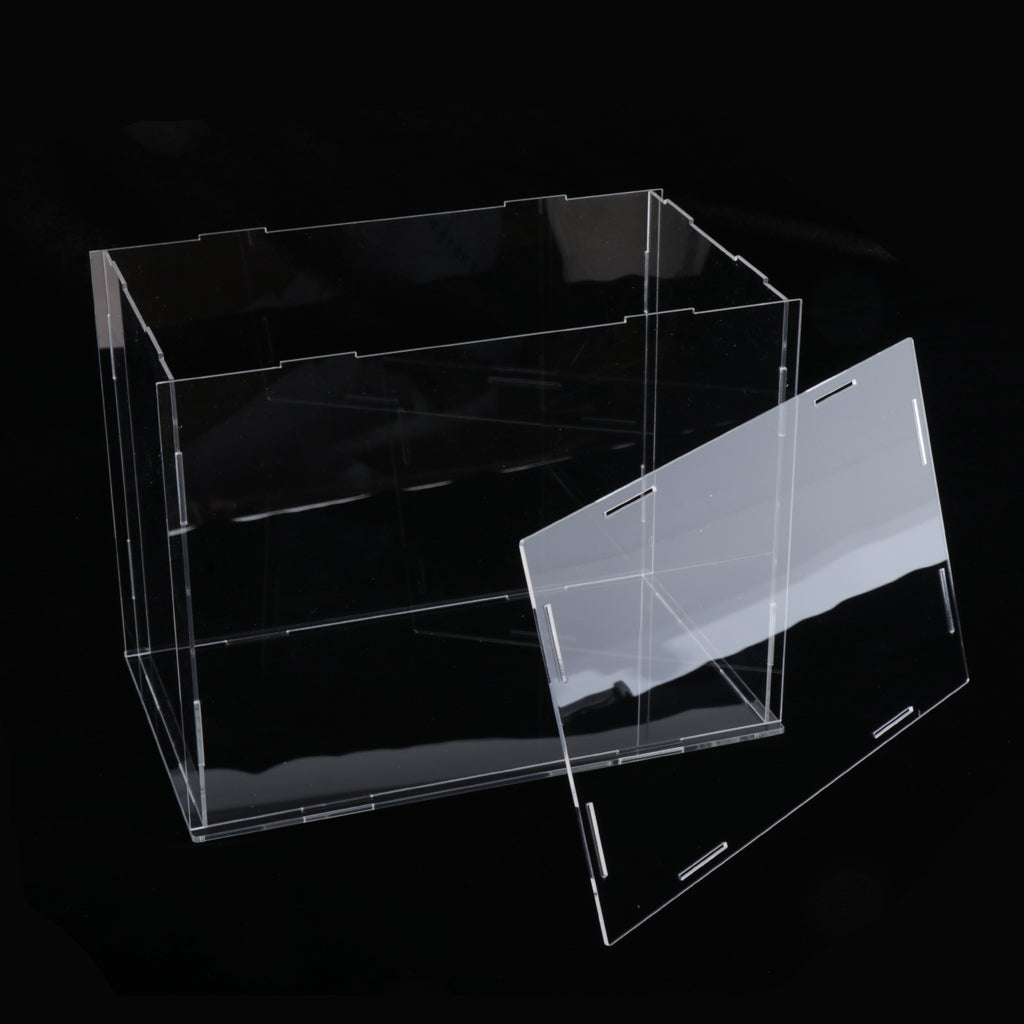 Acrylic Display Case 3-layer Dustproof for Blocks Bricks Toys Collection 24x24x30cm