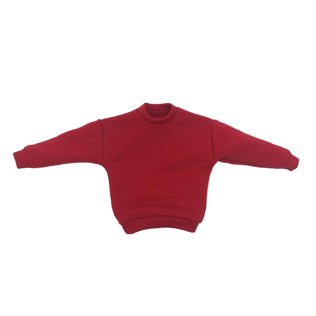 1/6 Action Figure Clothes Sweater 12" Male Body Model Clothing Red