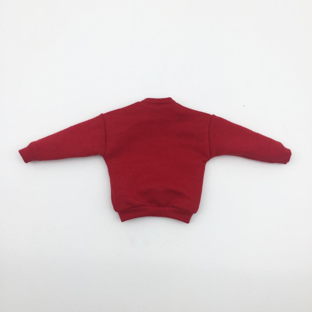 1/6 Action Figure Clothes Sweater 12" Male Body Model Clothing Red