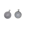 50pcs Blank Round Bezel Tray Base for Cabochon Pendant Tibetan Silver 30mm