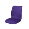 Home Office Elastic Swivel Chair Cover Resilient Slipcover Protector Purple