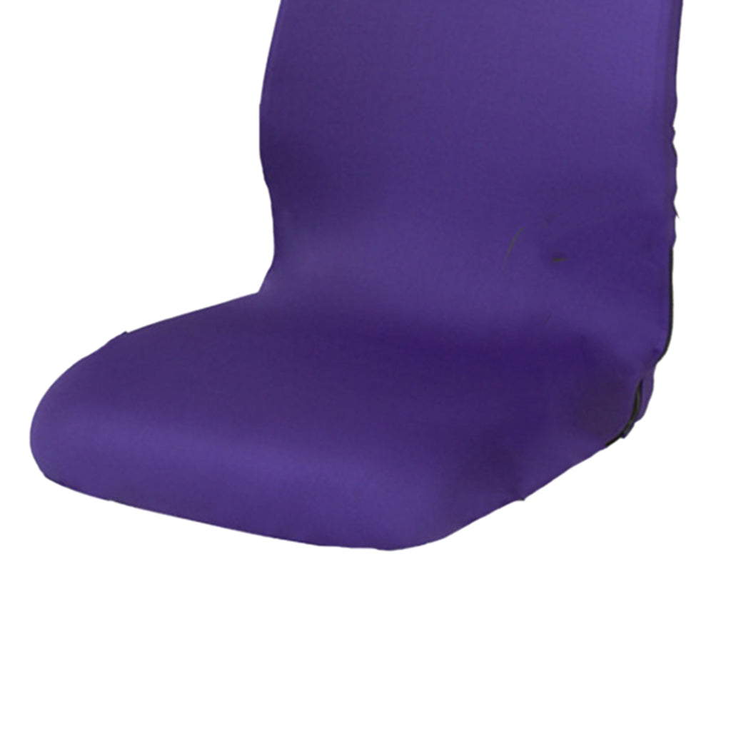 Home Office Elastic Swivel Chair Cover Resilient Slipcover Protector Purple