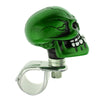 1PC Skull Head Car Steering Wheel Spinner Suicide Knob Handle Booster Green