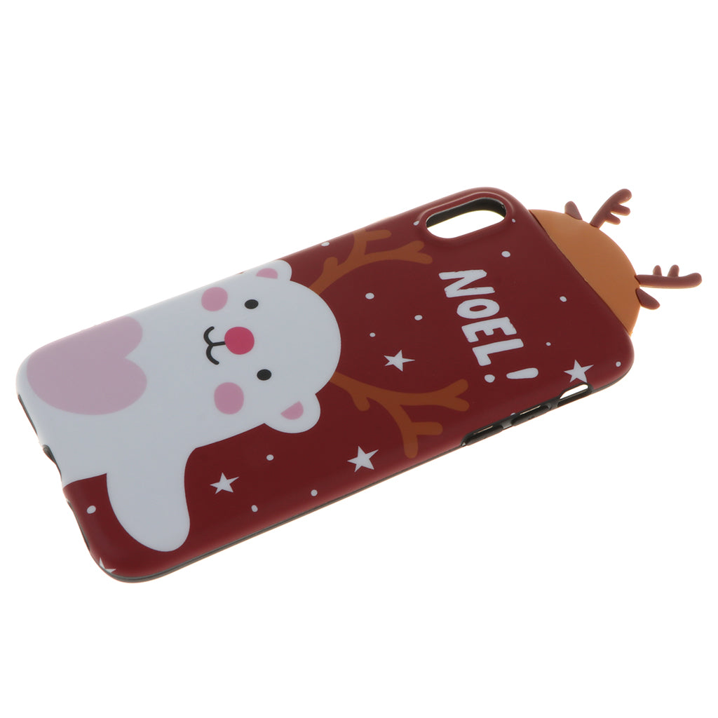 Christmas Moose Polar Bear Mobile Phone Soft Shell for iPhone  iPhonex xs