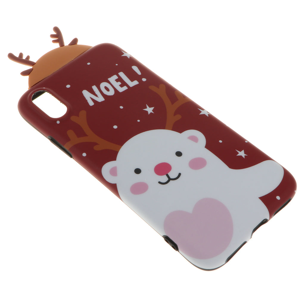 Christmas Moose Polar Bear Mobile Phone Soft Shell for iPhone  iPhonex xs