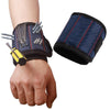 Super Strong Magnetic Wristband Tool Bag For Holding Screws Nails Dark Blue