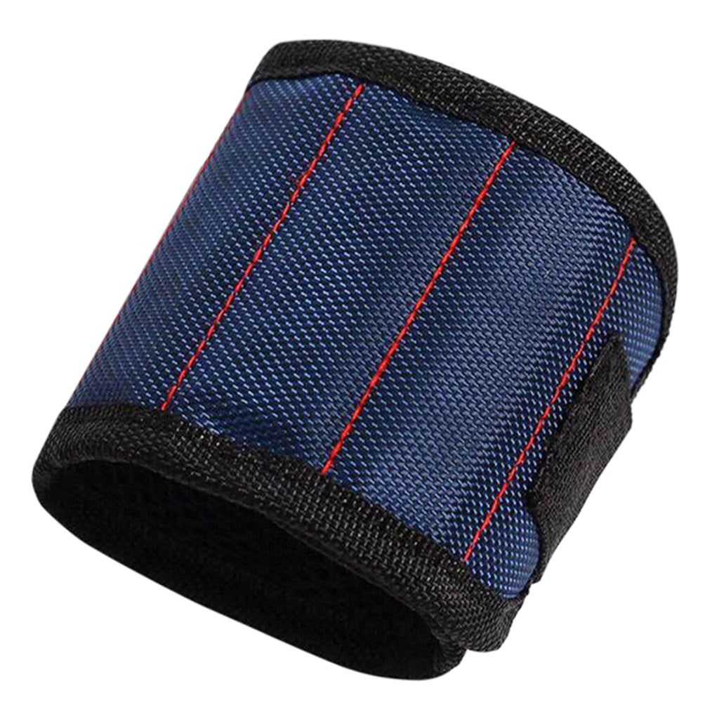 Super Strong Magnetic Wristband Tool Bag For Holding Screws Nails Dark Blue