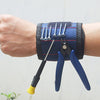 Super Strong Magnetic Wristband Tool Bag For Holding Screws Nails Dark Blue