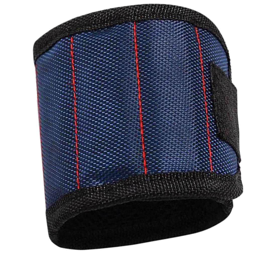 Super Strong Magnetic Wristband Tool Bag For Holding Screws Nails Dark Blue