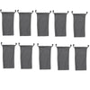 10 Pcs Nylon Drawstring Bag Pouches for Mini Stuff Cellphone Mp3 7 11cm