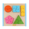 Load image into Gallery viewer, Geometry Shape Wooden Jigsaw Block Puzzle Children Education Toys Style 3
