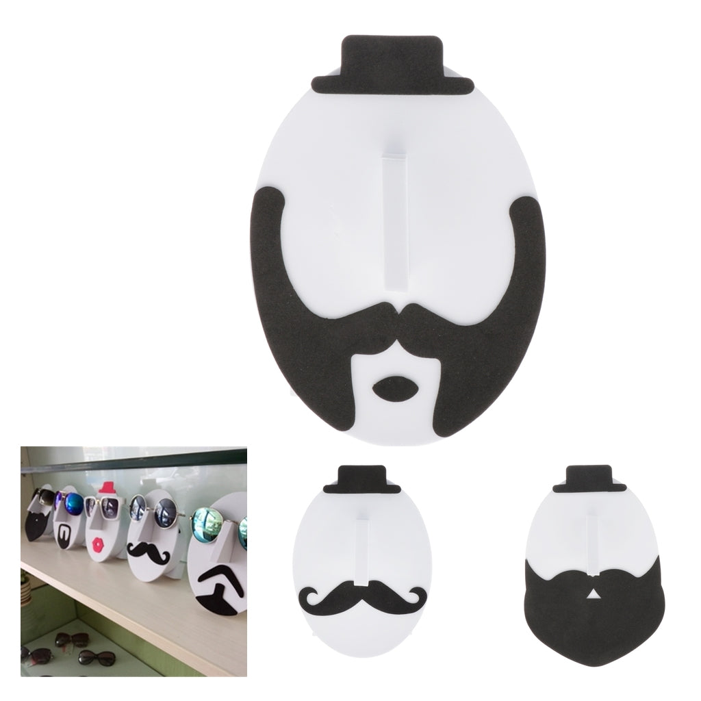 Mustache Face Eyeglasses Sunglasses Spectacles Display Stand Rack Style2