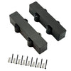 Pack of 2 4 Strings Sealed Jazz Bass Bridge Pickups Humbucker Black DIY Accs