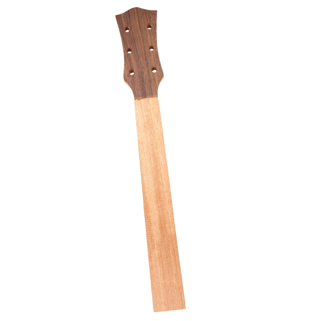 Unfinished Guitar Neck Mahogany Neck for Acoustic Guitar DIY Replacement