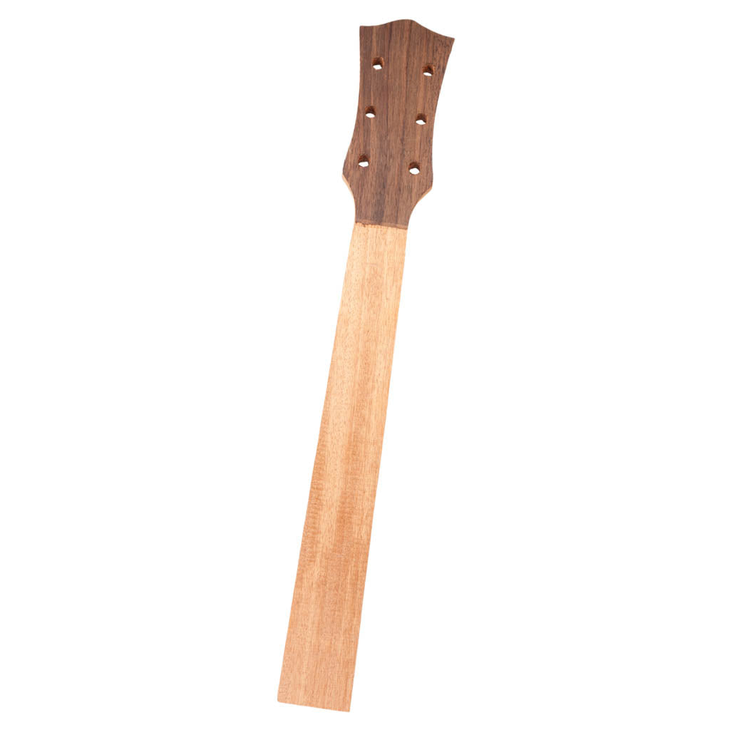 Unfinished Guitar Neck Mahogany Neck for Acoustic Guitar DIY Replacement