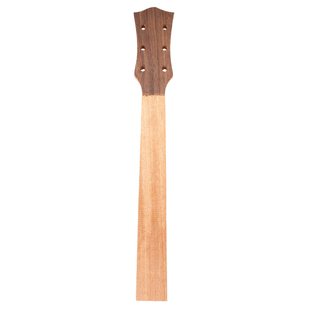 Unfinished Guitar Neck Mahogany Neck for Acoustic Guitar DIY Replacement