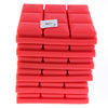 6pcs Acoustic Wedge Foam Sound Absorption Panels for Audio Equipment Red