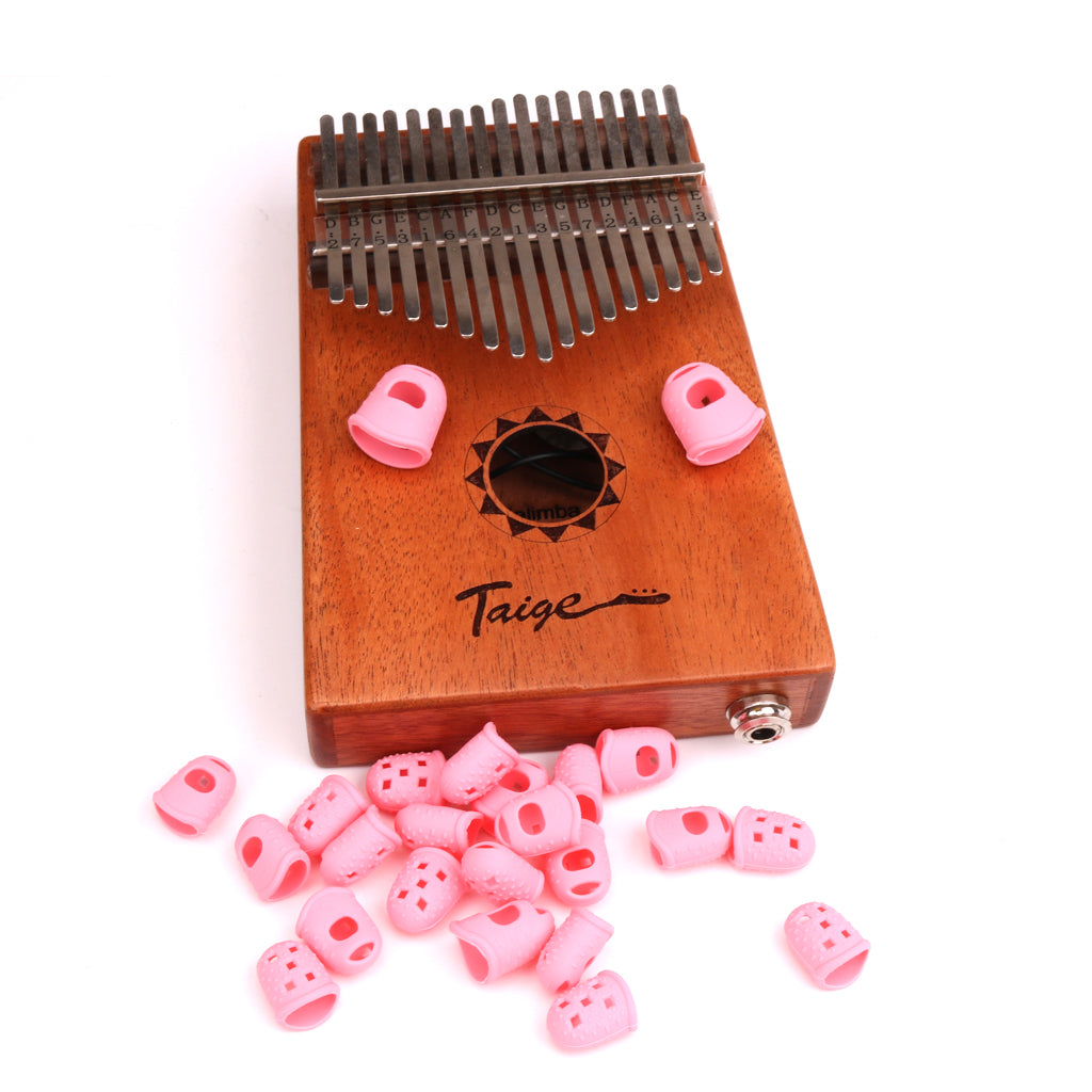 Kalimba Thumb Piano Tuning Tool+Fingertip Protectors+Note Sticker+Pickup