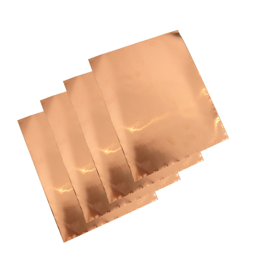 4 Pieces Copper Foil Single-sided Conductive Tape EMI Shield for Guitars