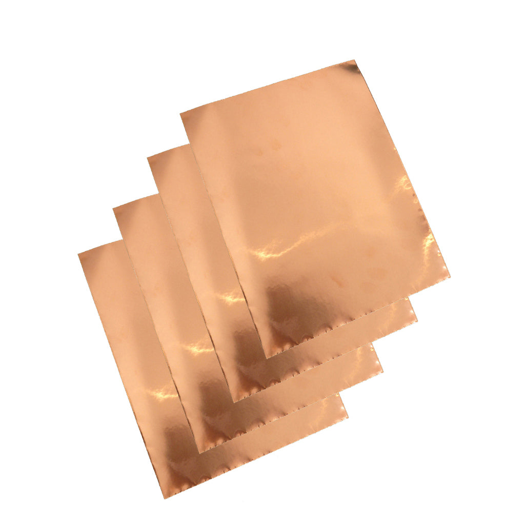 4 Pieces Copper Foil Single-sided Conductive Tape EMI Shield for Guitars