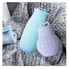 Silicone Hot Water Bottle Winter Warm Relaxing Heat Cold Therapy Red 01