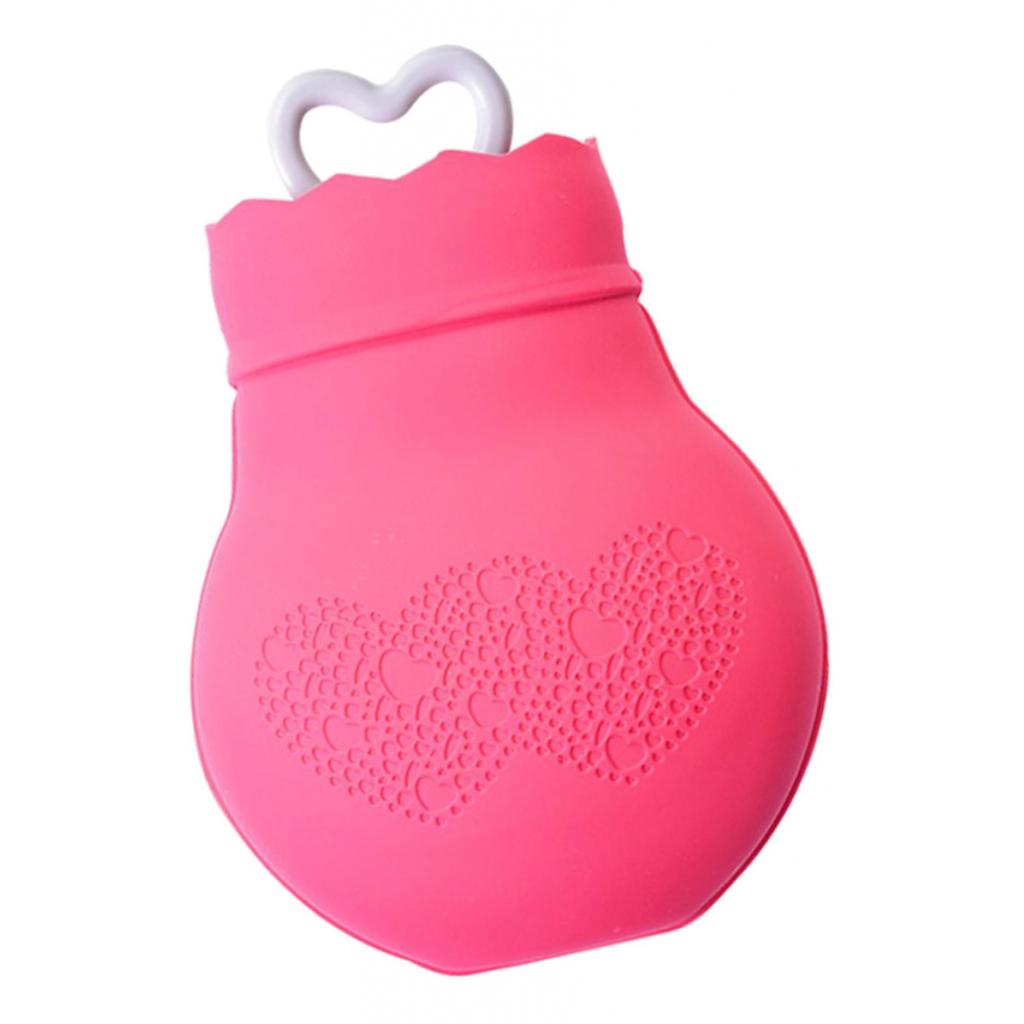 Silicone Hot Water Bottle Winter Warm Relaxing Heat Cold Therapy Red 01