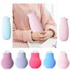 Silicone Hot Water Bottle Winter Warm Relaxing Heat Cold Therapy Red 01