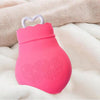 Silicone Hot Water Bottle Winter Warm Relaxing Heat Cold Therapy Red 01