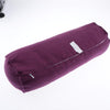 Soft Neck Roll Bolster Pillow Round Cervical Spine Support Pillo Purple