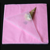 100 Pcs Disposable Non Woven Face Rest Cradle Covers With Cross Cut Pink