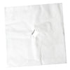 100 Pcs Disposable Non Woven Face Rest Cradle Covers With Cross Cut White