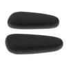 2X Fitness Black Hot Massage Energy Stones for Spa Relaxation 8x3.2x2cm