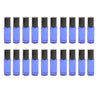 20 Pieces 5ml Essential Oil Roller Bottles Glass Perfume Bottles Blue