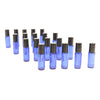 20 Pieces 5ml Essential Oil Roller Bottles Glass Perfume Bottles Blue